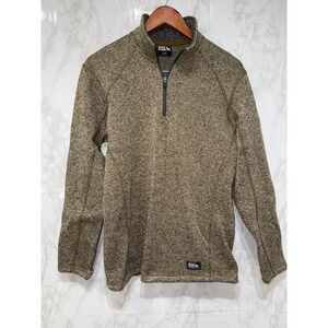 NWT Eddie Bauer‎ Men's Quarter Zip Pullover Bronze Size Small